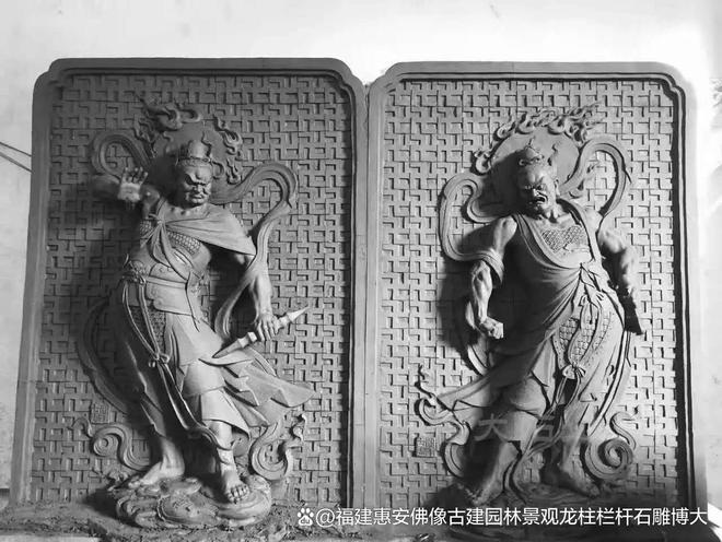 球盟会石雕哼哈二将在宗祠中的粉饰意义(图5)