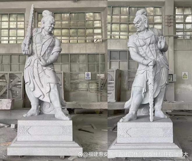 球盟会石雕哼哈二将在宗祠中的粉饰意义(图2)